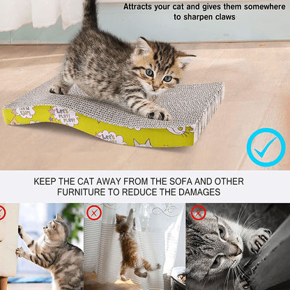 Emily Pets Sofa Bed Scratching Pad for Kittens (Beige) — detail shot
