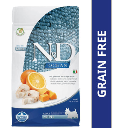 farmina-n-d-ocean-codfish-orange-pumpkin-grain-free-adult-mini-dog-dry-food 800g
