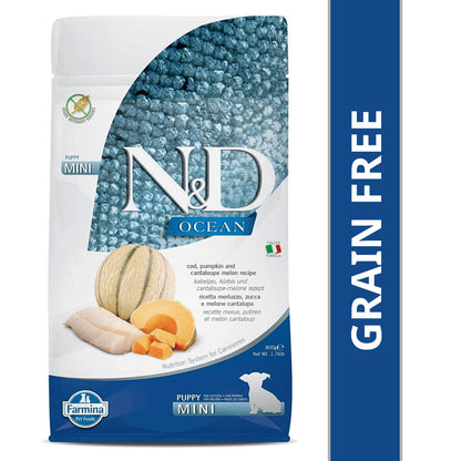 farmina-n-d-ocean-codfish-pumpkin-cantaloupe-melon-puppy-mini-dry-dog-food 800g
