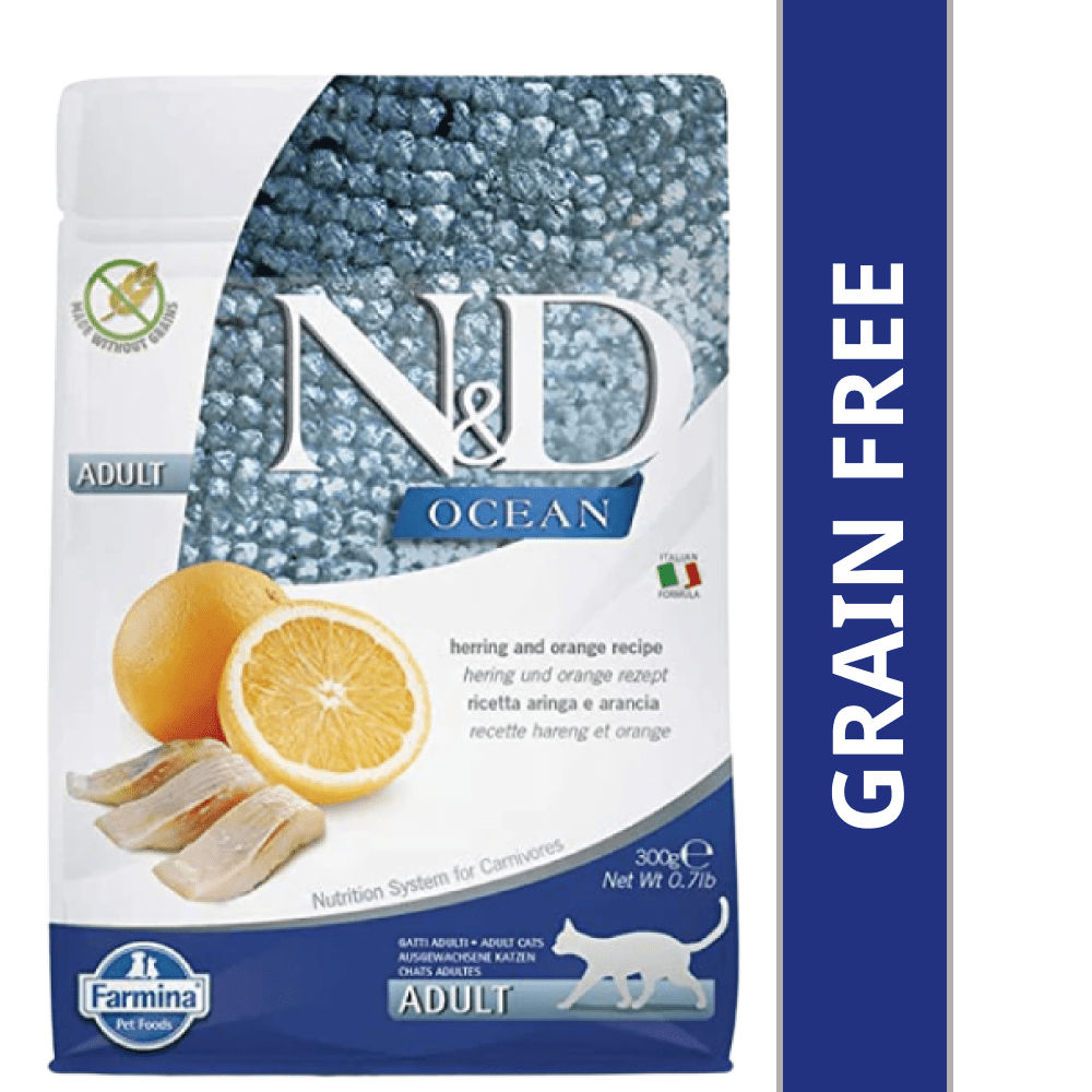 Farmina N&D Ocean Herring & Orange Grain Free Adult Cat Dry Food — image 6
