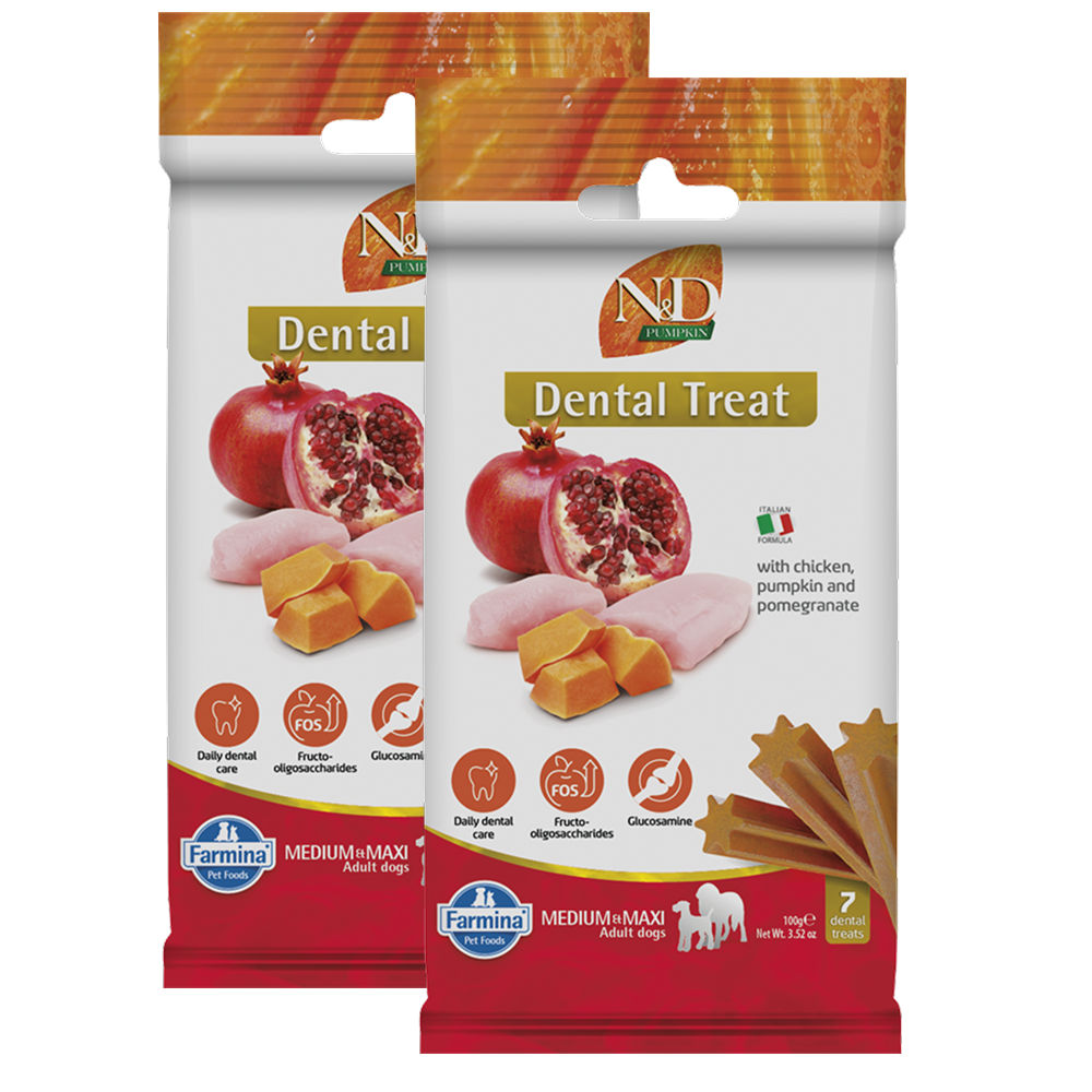 Farmina N&D Pumpkin Chicken & Pomegranate Adult Medium Maxi Dog Treats — detail shot