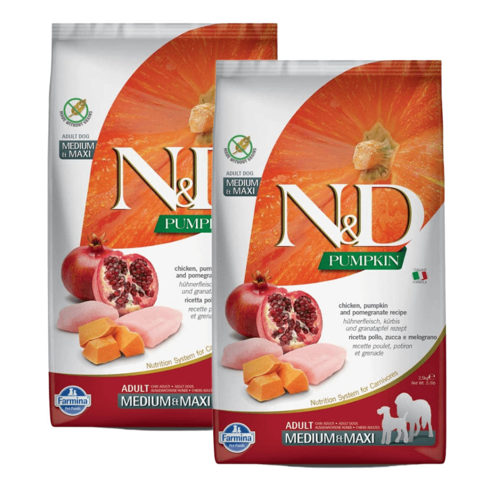 Farmina N&D Pumpkin Chicken & Pomegranate Grain Free Adult Maxi Medium Dog Dry Food — image 6