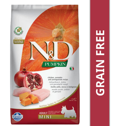 farmina-n-d-pumpkin-chicken-pomegranate-grain-free-adult-mini 2.5kg