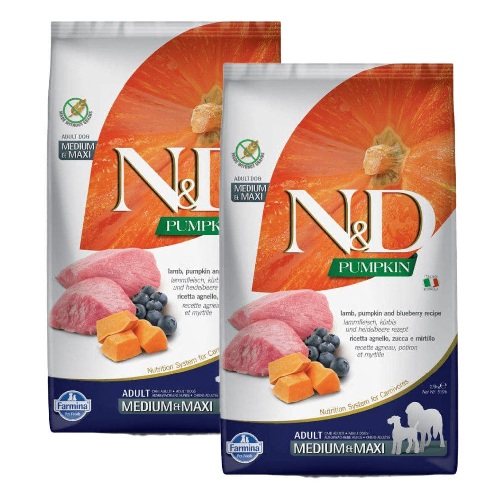 Farmina N&D Pumpkin Lamb & Blueberry Grain Free Adult Medium Maxi Dog Dry Food — image 6