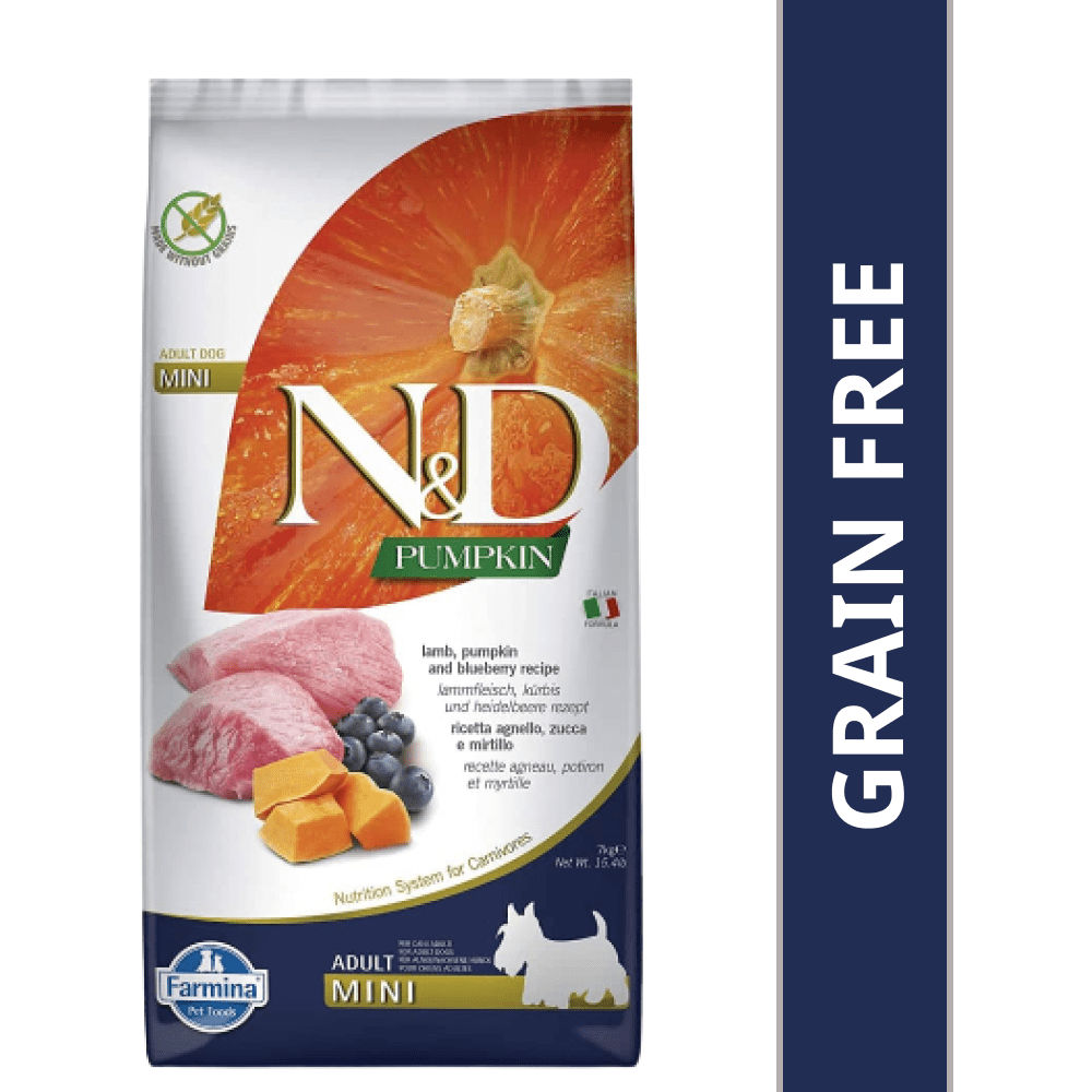 Farmina N&D Pumpkin Lamb & Blueberry Grain Free Adult Mini Dog Dry Food — image 6