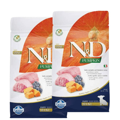 farmina-n-d-pumpkin-lamb-blueberry-grain-free-puppy-mini 1.6kg (2x800g)
