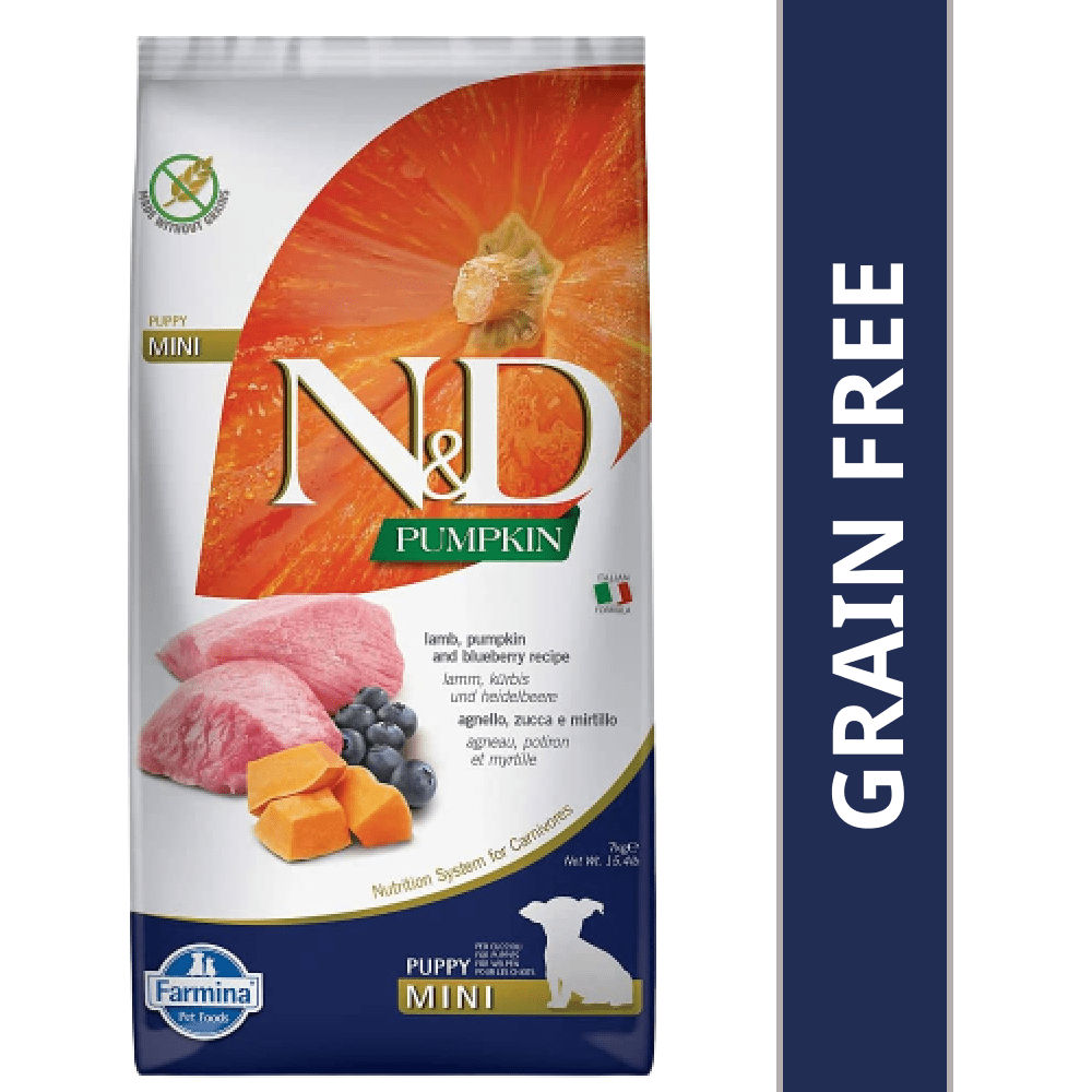 Farmina N&D Pumpkin Lamb & Blueberry Grain Free Puppy Mini Dog Dry Food — image 6