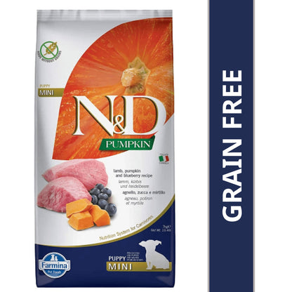 Farmina N&D Pumpkin Lamb & Blueberry Grain Free Puppy Mini Dog Dry Food — image 6