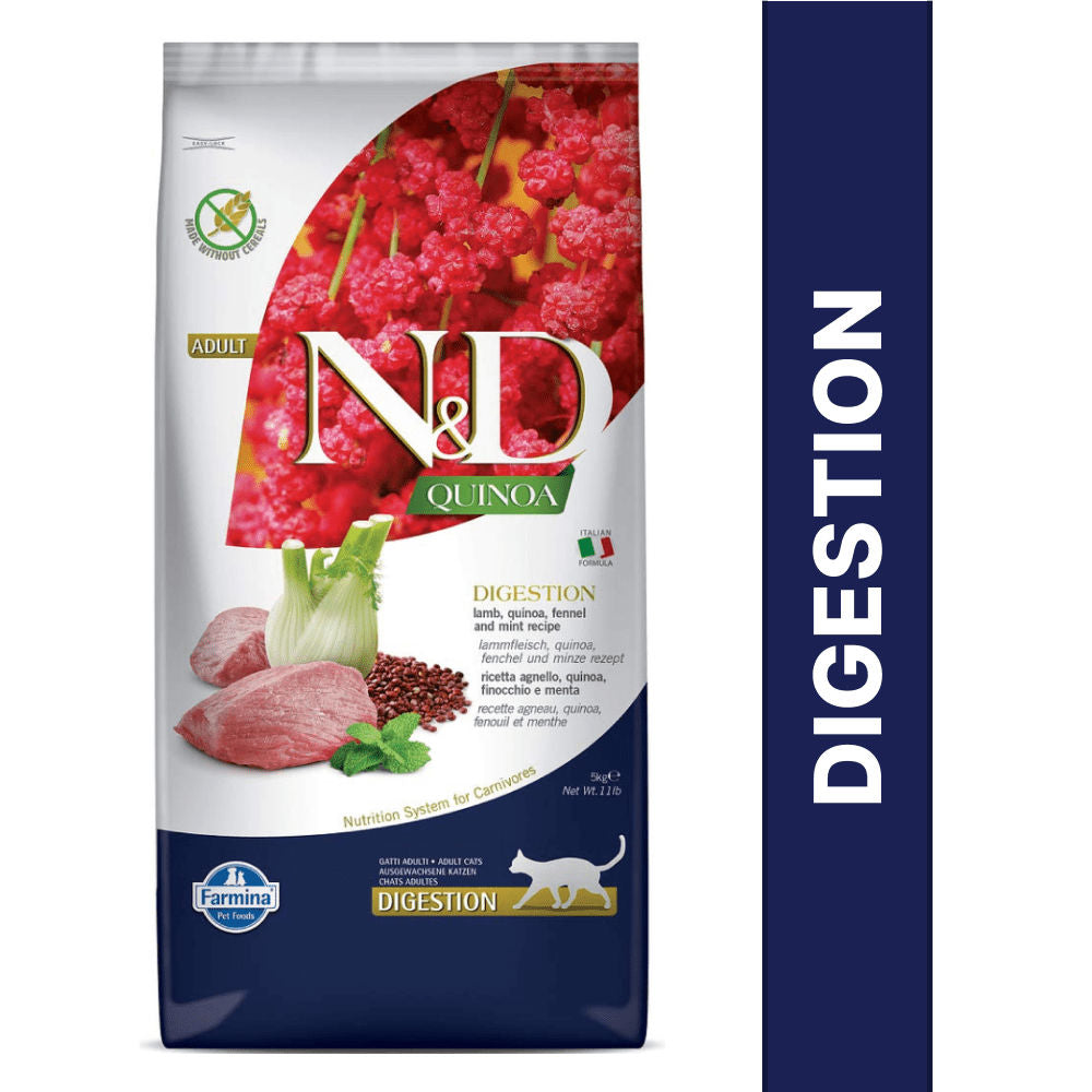 Farmina N&D Quinoa Lamb Mint & Fennel Grain Free Digestion Adult Dry Cat Food — image 6
