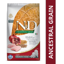 Farmina N D Chicken Pomegranate Dog Ancestral Grain Puppy Medium Maxi
