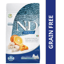 Farmina N D Ocean Codfish Orange Pumpkin Grain Free Adult Mini Dog Dry Food