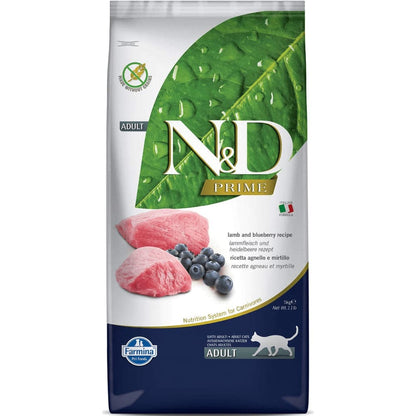 Farmina N D Prime Lamb Blueberry Grain Free Adult Dry Cat Food Bgb - Image 2