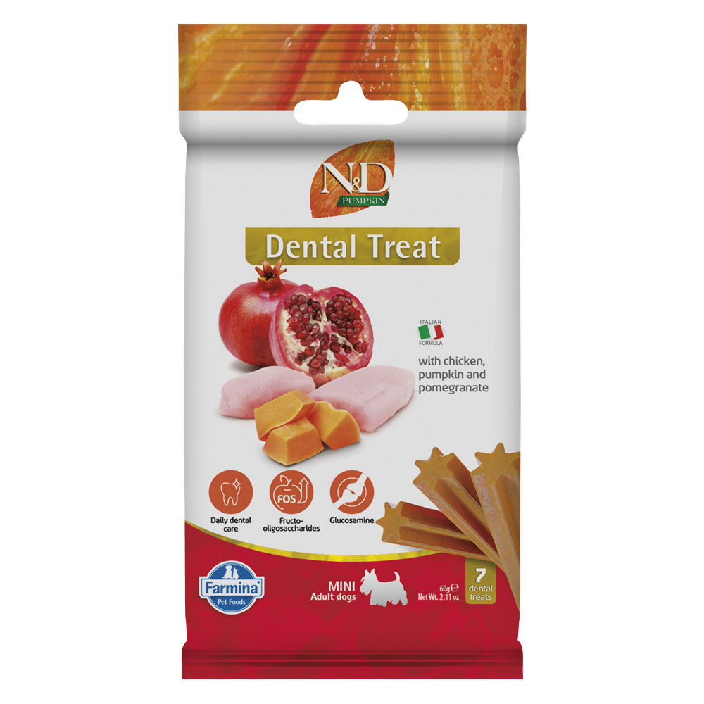 Farmina N D Pumpkin Chicken Pomegranate Adult Mini Dog Treats
