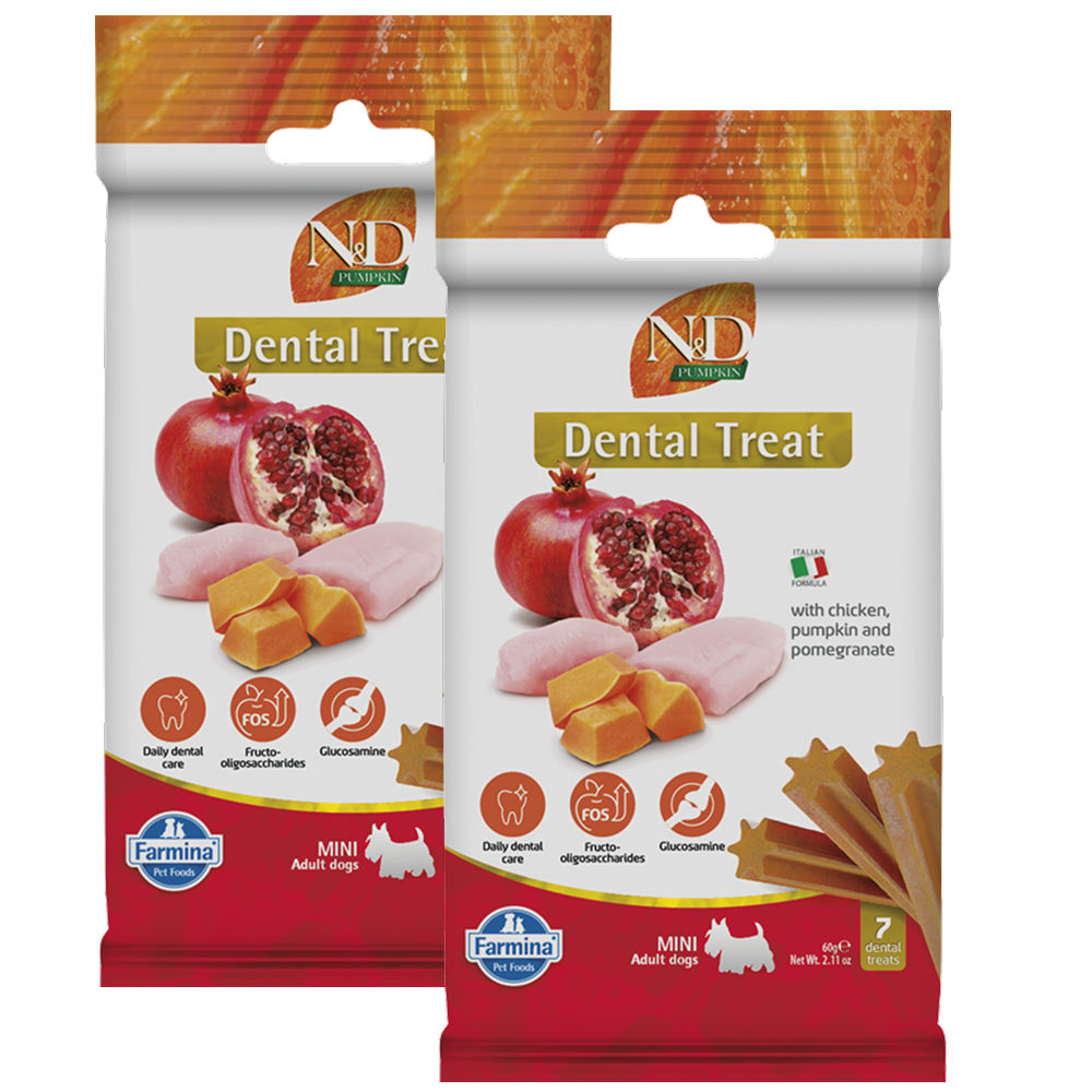 Farmina N D Pumpkin Chicken Pomegranate Adult Mini Dog Treats - Image 2