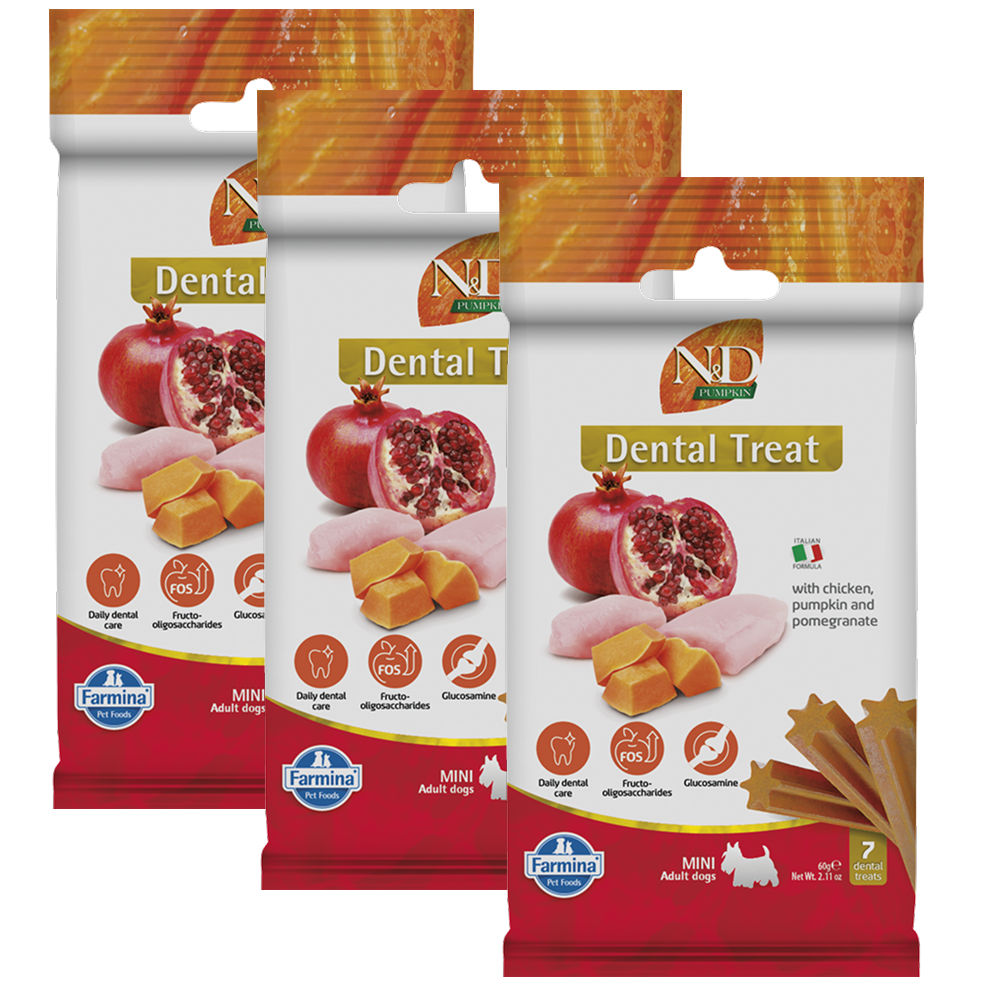 Farmina N D Pumpkin Chicken Pomegranate Adult Mini Dog Treats - Image 3