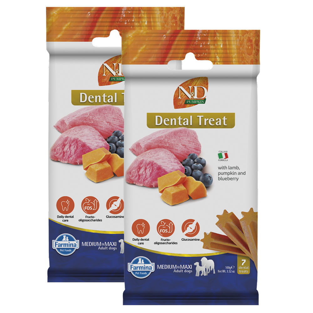 Farmina N D Pumpkin Lamb Blueberry Adult Medium Maxi Dog Treats - Image 2