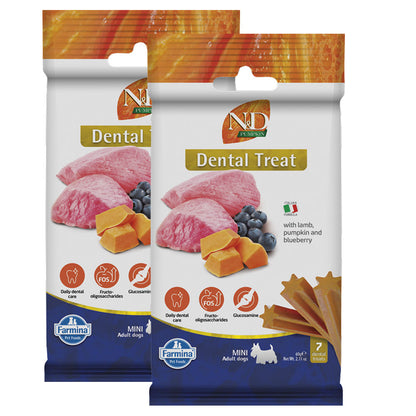 Farmina N D Pumpkin Lamb Blueberry Adult Mini Dog Treats - Image 2