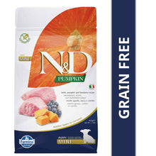 Farmina N D Pumpkin Lamb Blueberry Grain Free Puppy Mini Dog Dry Food Bgb