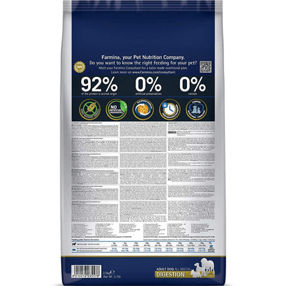 Farmina N D Quinoa Lamb Mint Fennel Digestion Grain Free Adult Dry Dog Food Bgb - Image 3