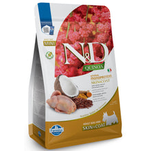 Farmina N D Quinoa Quail Coconut Turmeric Skin Coat Adult Mini Dog Dry Food