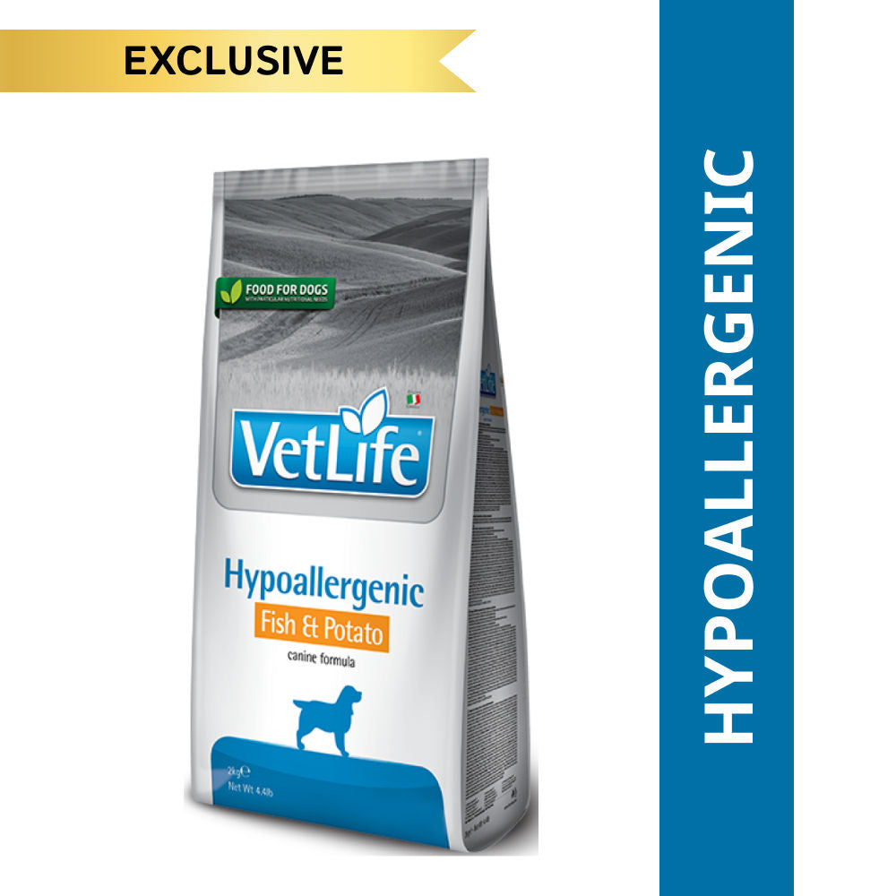 Farmina Vet Life Fish Potato Hypoallergenic Canine Formula Adult Dog Dry Food Bgb - Image 2