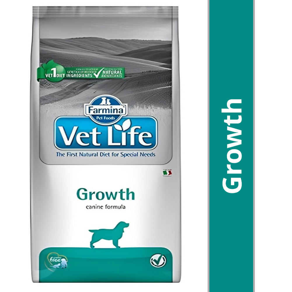 Farmina Vet Life Growth Canine Formula Puppy Dog Dry Food — back view