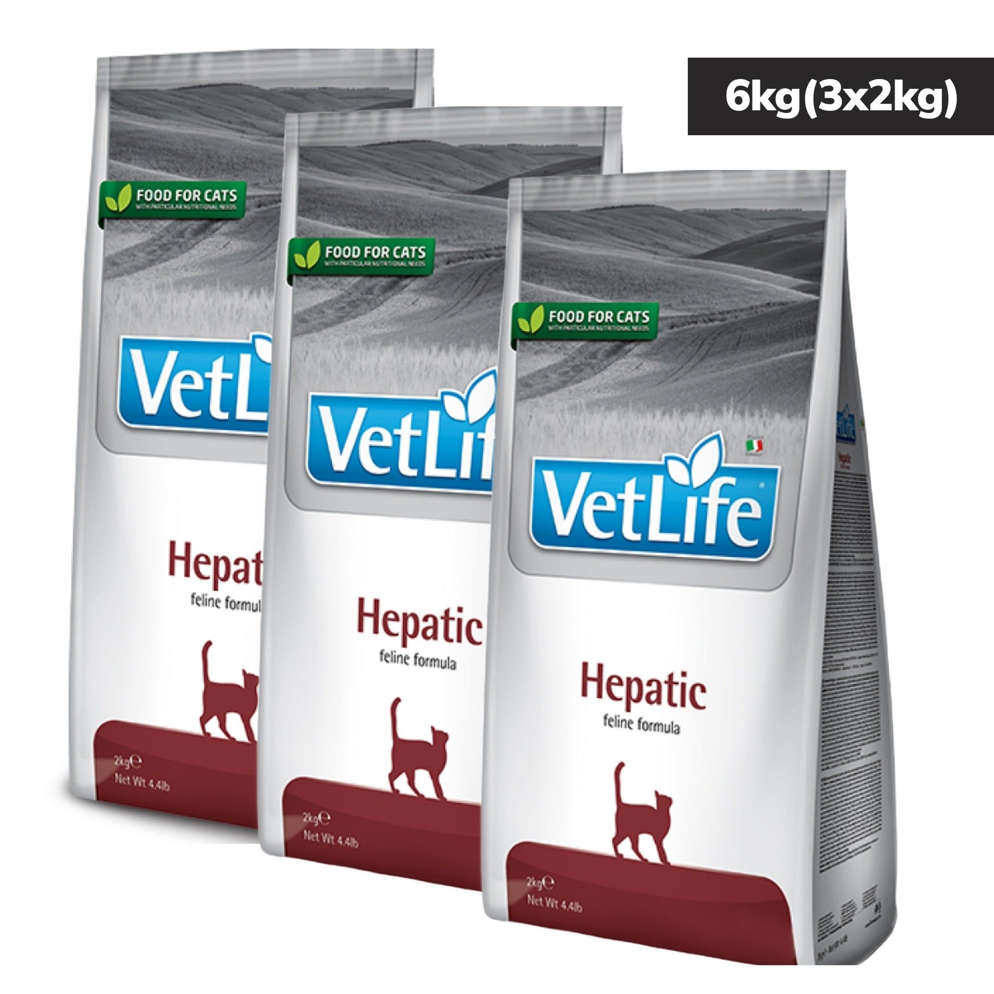 Farmina Vet Life Hepatic Feline Formula Cat Dry Food — in use