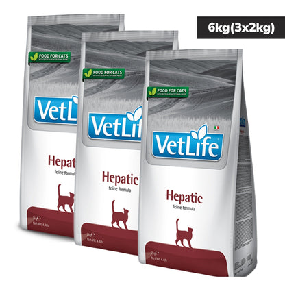 Farmina Vet Life Hepatic Feline Formula Cat Dry Food — in use