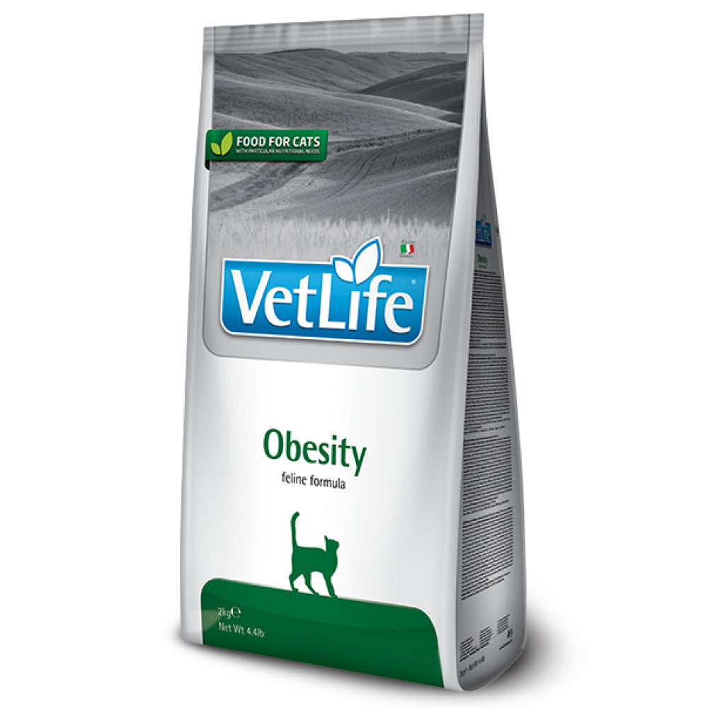 Farmina Vet Life Obesity Feline Formula Cat Dry Food — back view