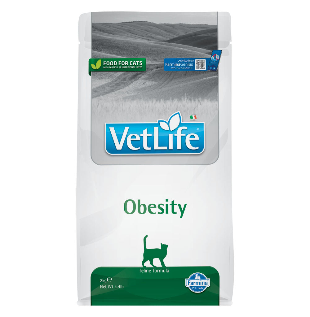 Farmina Vet Life Obesity Feline Formula Cat Dry Food — detail shot