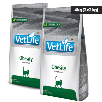 Farmina Vet Life Obesity Feline Formula Cat Dry Food — in use