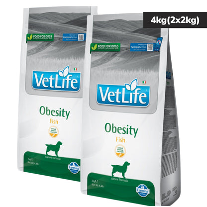 farmina-vet-life-obesity-fish-adult-dog-dry-food 2x2kg