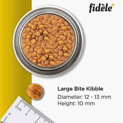 Fidele Plus Large Puppy Dry Food — back view