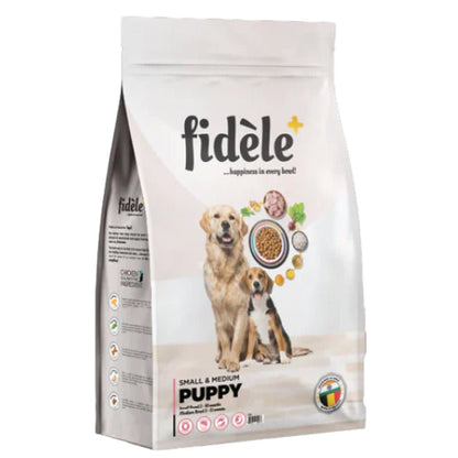 Fidele Plus Small and Medium Puppy Dry Food — side view