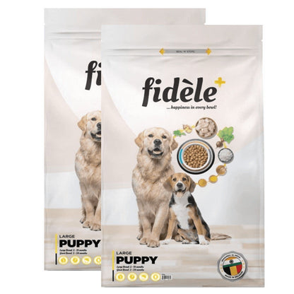 fidele-plus-large-puppy-dry-dog-food 6kg (2x3kg)