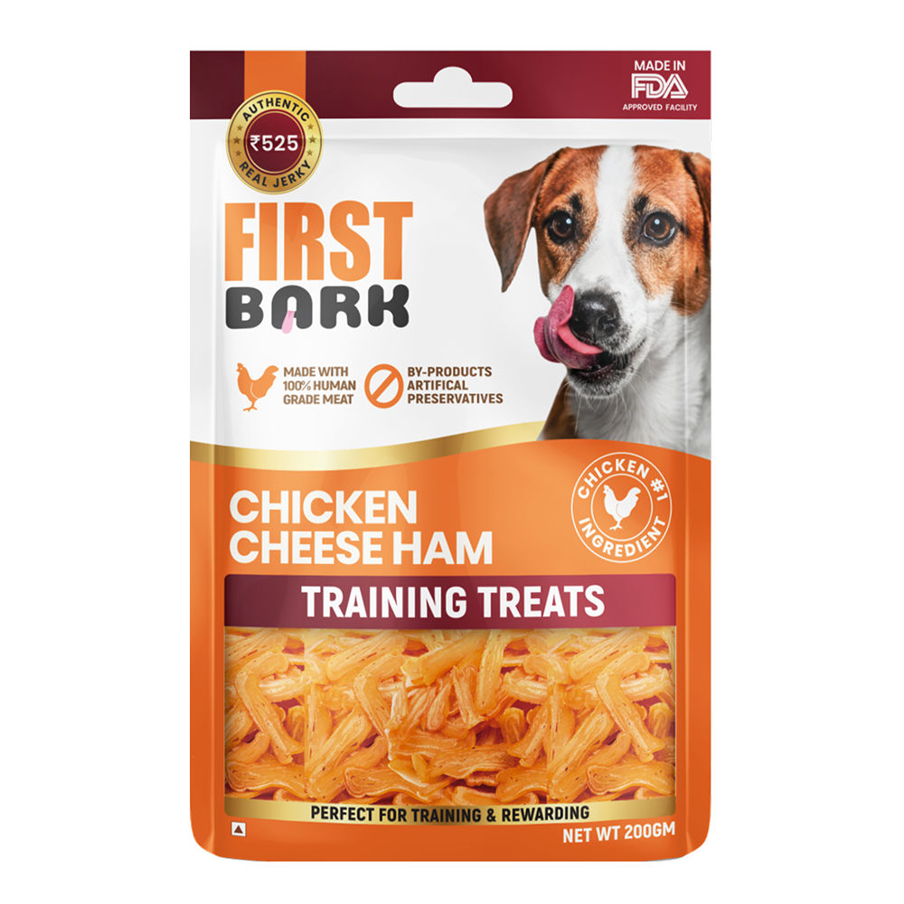 First Bark Chicken Cheese Ham Training Dog Treat - Image 2