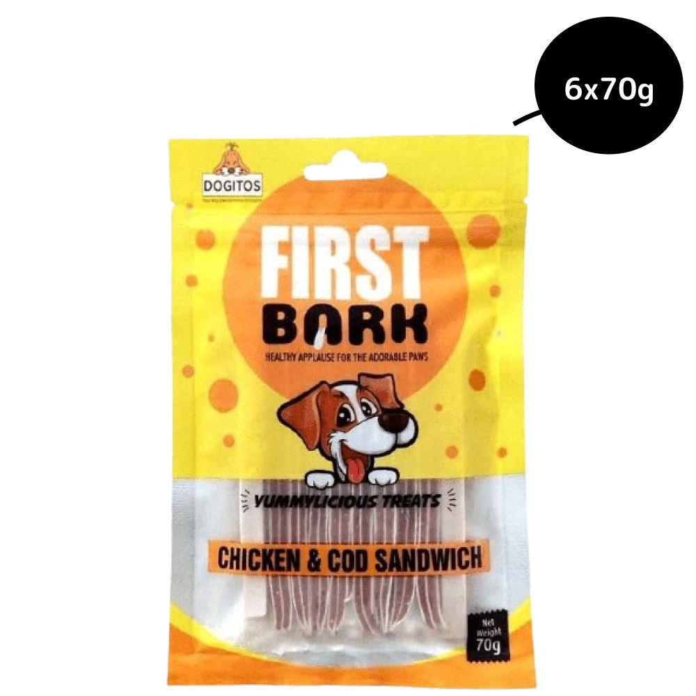 First Bark Chicken Cod Sandwich Dog Treats - Image 4