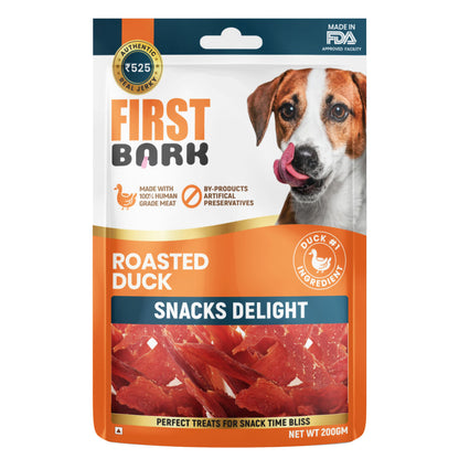 first-bark-soft-roasted-duck-dog-treats 200g
