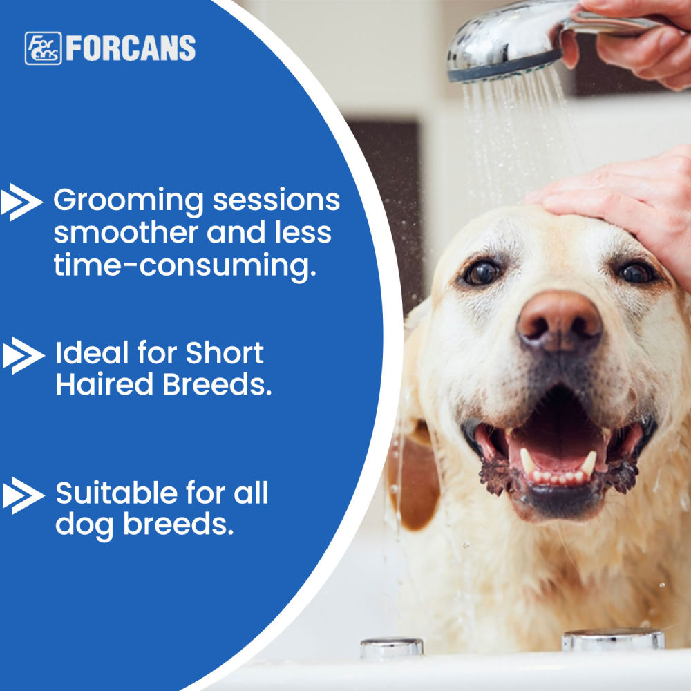 Forbis/Forcans Short Coat Aloe Shampoo for Dogs — detail shot