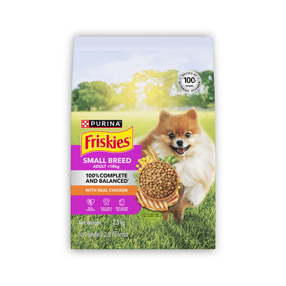 Purina Friskies Chicken Small Breed Adult Dog Food — side view