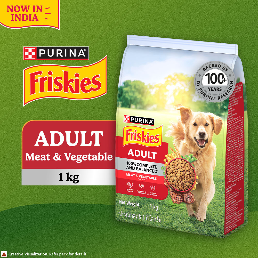 Purina Friskies Meat Adult Dog Dry Food — side view