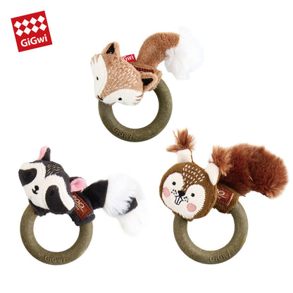 GiGwi Catch and Scratch Eco Line Fox Toy for Cats — detail shot