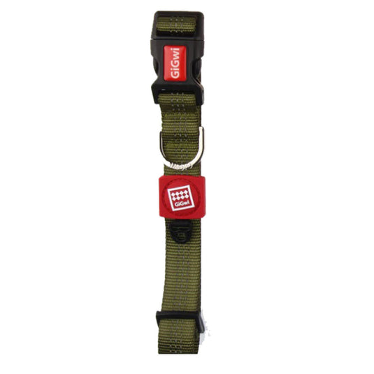 Gigwi Classic Line Collar For Dogs Olive Green