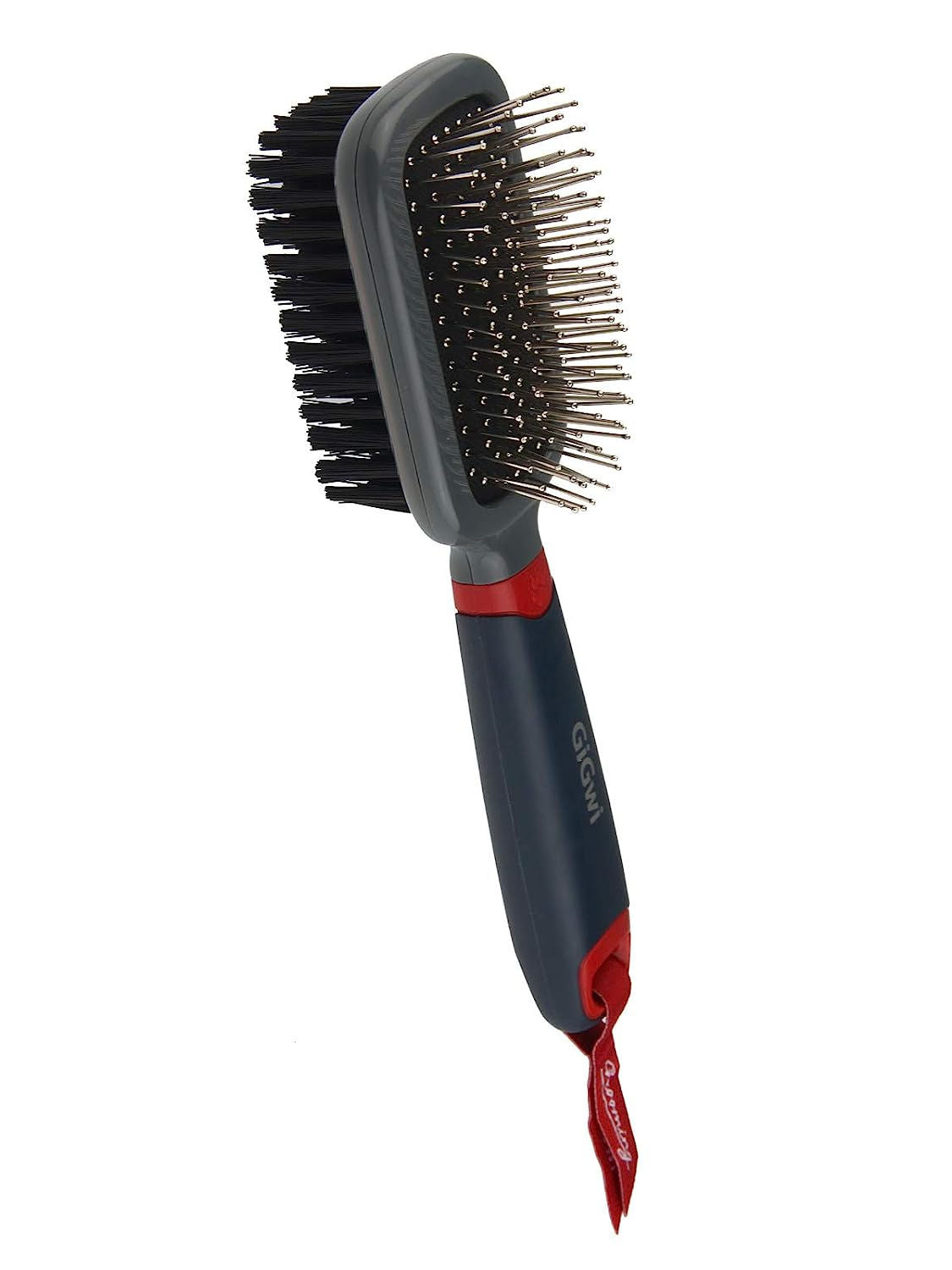 Gigwi Double Sided Brush With Bristles And Pins For Dogs And Cats