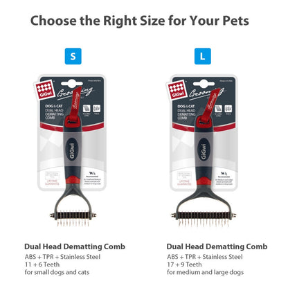 Gigwi Dual Head Dematting Comb For Dogs And Cats - Image 3