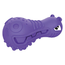 Gigwi Dumbbell Hippo Heads Toy For Dogs Purple