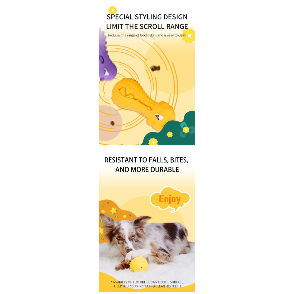 GiGwi Dumbbell Lion Heads Toy for Dogs — detail shot