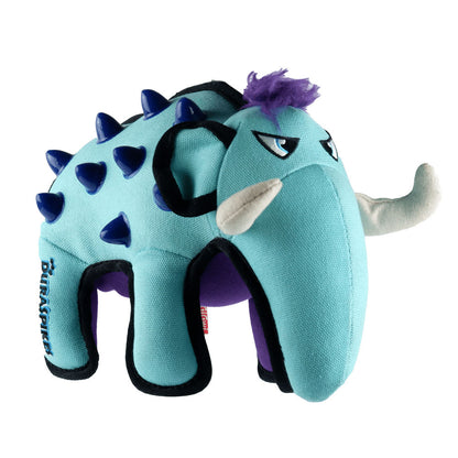GiGwi Duraspikes Extra Durable Elephant Toy for Dogs (Light Blue) | For Medium Chewers — back view