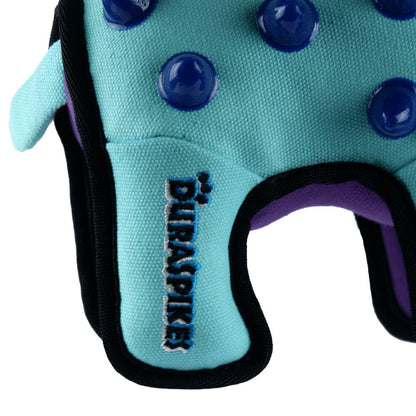 GiGwi Duraspikes Extra Durable Elephant Toy for Dogs (Light Blue) | For Medium Chewers — in use