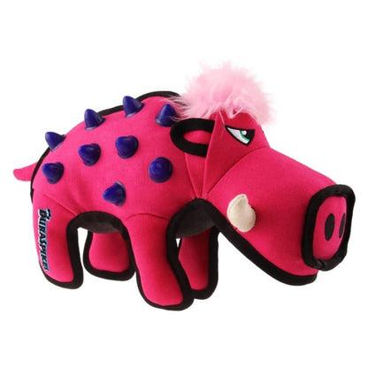 Gigwi Duraspikes Extra Durable Wild Boar Toy For Dogs Rose